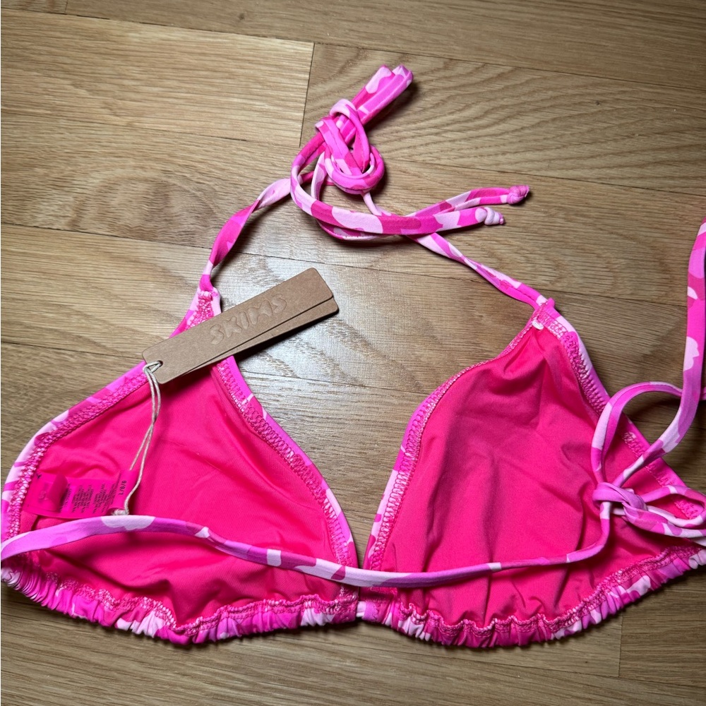 SKIMS- Pink Camo Bikini Top - Picture 5 of 5